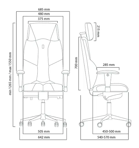 kulik system business comfort wymiary